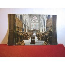 CHOIR, RIPON CATHEDRAL, YORKSHIRE. unused postcard by Valentine =