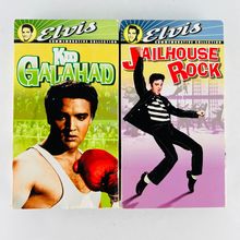 Elvis Presley - Kid Galahad & Jailhouse Rock VHS Video Tape Lot #1