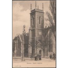 Église Anglais, Genève, 1910 - Druz & Warnery CPA DW1106