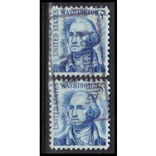 Used 1283B 5c George Washington (2) Landisville, NJ. E0713