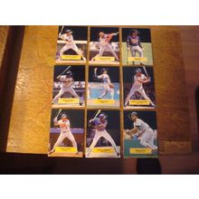 1988, Leaf Pop Ups, 9-Star Cards, BOGGS/DAWSON ++