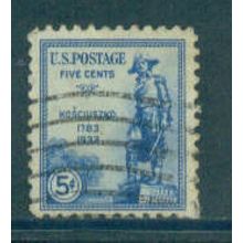 Used 734 5c General Kosciuzko Just Clears NA1660