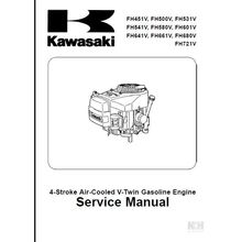 KAWASAKI FH451V TO FH721V SERVICE MANUAL 4 STROKE ENGINE 181 PAGES IN ENGLISH