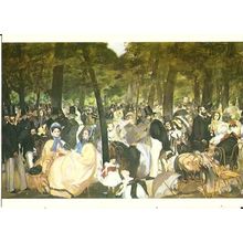 Art EDOUARD MANET Music in the Tuileries Gardens Postcard (Medici 1779)