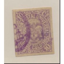 Colombia Stamp Scott #107, Used, Good Centering & Margins