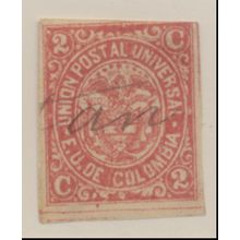 Colombia Stamp Scott #104a, Used, Pen Cancel