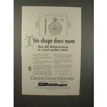 1925 Gruen Pentagon Ultra-Verithin Watch Ad!