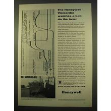 1963 Honeywell Visicorder Oscillograph Ad - Do Twist