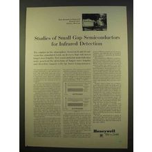 1963 Honeywell Research Center Ad - Semiconductors