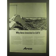 1965 AVCO CATV Ad - Why Avco Invested In