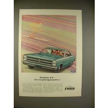 1966 Ford Fairlane GT Car Ad - Very Lively Families
