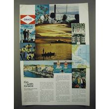 1966 Grace Line Cruise Ad - Go With Grace