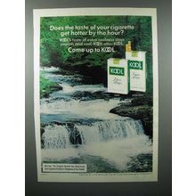 1976 Kool Cigarette Ad - Hotter by The Hour?