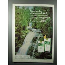 1976 Kool Cigarette Ad - Menthol Letting You Down?