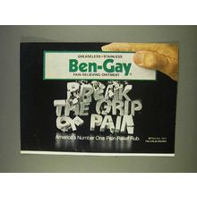 1977 Ben-Gay Ointment Ad - Break the Grip of Pain