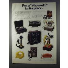 1980 Bell Telephones Ad - Put a Show-Off in its Place