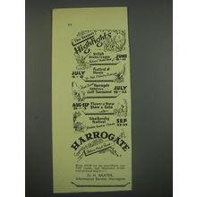 1949 Harrogate England Ad - This Seasons Highlights