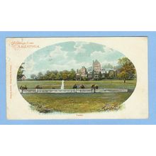 New York Saratoga Yaddo Circular View Of Large Mansion And Grounds Private~311