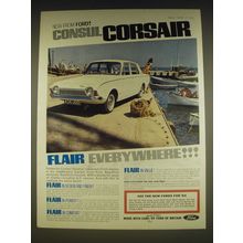 1963 Ford Consul Corsair Ad - New from Ford! Consul Corsair Flair Everywhere!