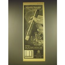 1963 Dunhill Cigars Advertisement - Seleccion suprema