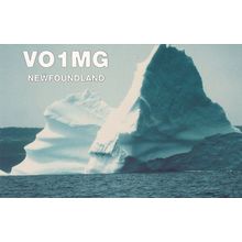 Holyrood Newfoundland Canada QSL Radio Card