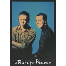 Tears For Fears Pop Group Rare Postcard