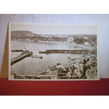 HARBOUR & SOUTH BAY, SCARBOROUGH, YORKSHIRE unused vintage postcard Valentine =