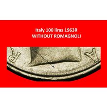 Ⰶ GODDESS MINERVA (1954-1989): ITALY★100 LIRAS 1963R! ERROR★LOW START★NO RESERVE