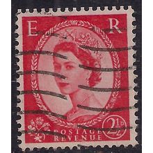 GB 1957 QE2 2 1/2d Red Wilding type 2 Wmk 165 SG 544b. ( G1220 )