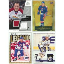 Dale Hawerchuk 10x card lot incl Dual Jersey