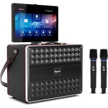 Karaoke Machine for Adults, with Lyrics Display, Smart Portable Big Bluetooth Sp