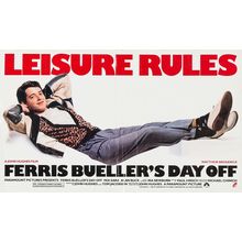 Ferris Bueller_s Day Off (1986)_2 Movie Film Poster Canvas iconic design