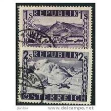 1947 Michel 850+851 - fine used (o)