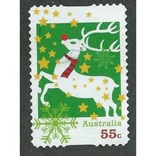 AUS 2012 55c (S/A) 'CHRISTMAS' FINE USED (EBID36-123)