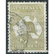 Australia 1913 SG5 3d Olive Fine Used .. ..