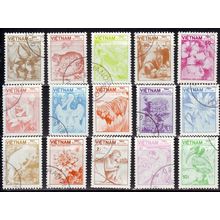 VIETNAM [1984] MiNr 1529-43 ( O/used ) Tiere