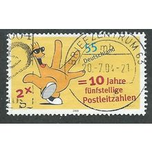 GER 2003 55c '10TH ANN OF POSTAL CODES' FINE USED (EBID51-185)