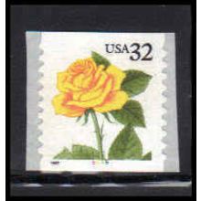 3054 32c Yellow Rose Very Fine MNH CNS 5555 PA6930