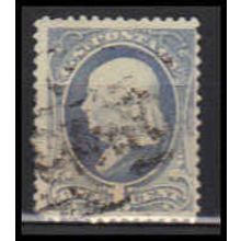 Used 206 1c Benjamin Franklin Barely Clears RA0357
