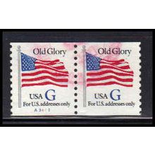 Used 2890 32c G Old Glory Very Fine CNP Left A3423 PA1575