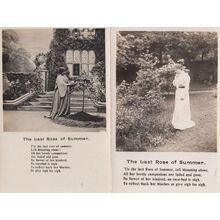 The Last Rose Of Summer 2x Religious Songcard Postcard