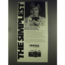 1977 Pentax ME Camera Ad - You Can Learn