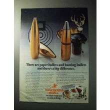 1977 Winchester Western Bullets Ad - A Big Difference