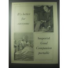 1954 Imperial Good companion Portable Typewriter Advertisement - It's better