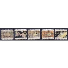 AUSTRALIA 1992 THREATENED SPECIES 5 X VALUES USED