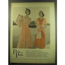 1949 Peck and Peck Hope Skillman Dresses Ad - photo by Tom Polumbo