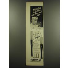 1949 Dunhill De-Nicotea Cigarette Holder Ad - Definitely cuts down nicotine