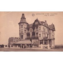 Belgium Wenduyne Savoy Hotel Old Postcard