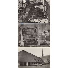 Beaune Les Halles Peu Courante Hospices 3x RPC French Postcard s