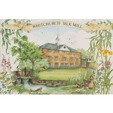 Whitchurch Silk Mill River Test Hampshire Wendy Bramall 2x Postcard s